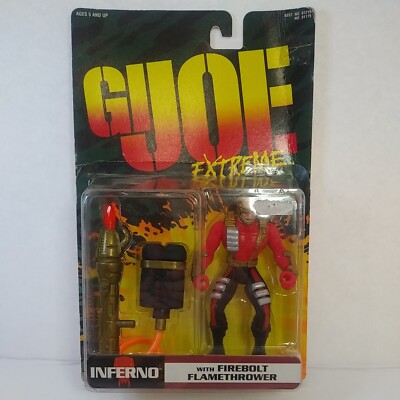 New Vintage 1995 GI Joe EXTREME Inferno Action Figure HASBRO