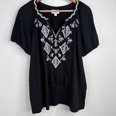 Embroidered Peasant Top Alt ASO Bella Swan Cafeteria Twilightcore