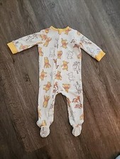Disney Baby Winnie the Pooh Tigger Sleep  Play Size 3M 3 Months Sleeper Pjs EUC