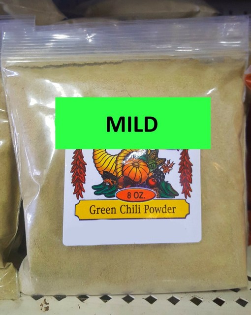 Mild Green Chili Powder 2Lbs Authentic New Mexico Hatch Chile Verde