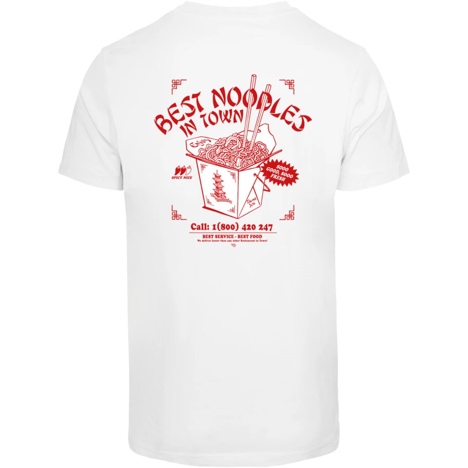 Mister Tee Best Noodles Men's T-Shirt Asian Noodles Cotton Jersey New - Image 3 of 4