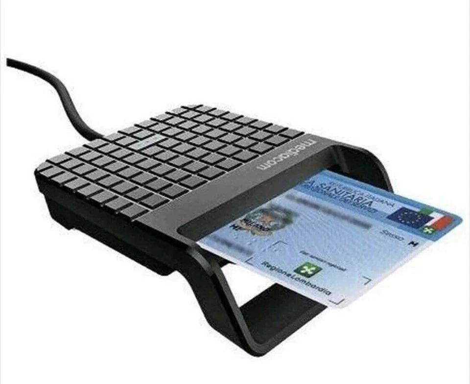 MEDIACOM MD-S402 - Lettore di Smart Card - USB 2.0 - Immagine 2 di 2