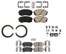 AmeriBRAKES Ceramic Pads Parking Brake Shoes Fits 2014-16 Cadenza Manual Parking