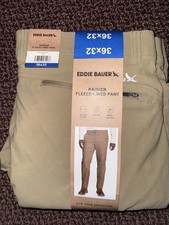 EDDIE BAUER RAINER FLEECE LINED PANT TAN 1897628