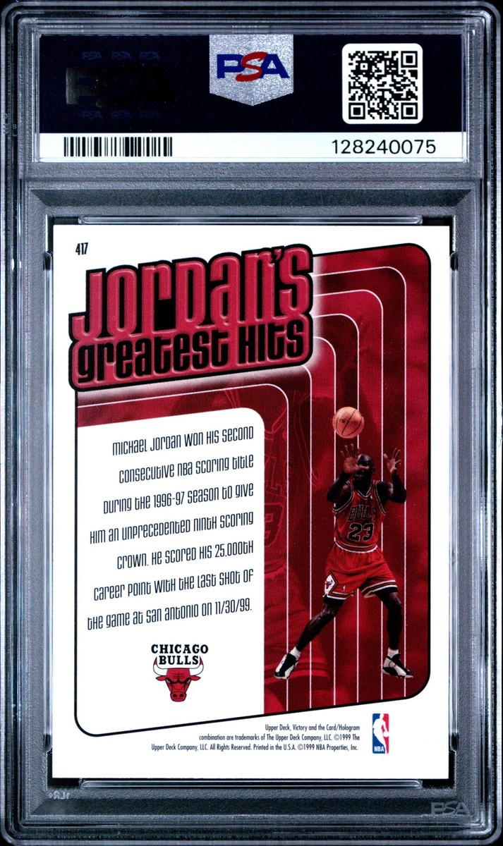 1999 Upper Deck Victory #417 Michael Jordan PSA 9 | eBay