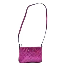 kate spade beale street toni holographic pink crossbody bag metallic