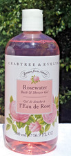 Crabtree  Evelyn ROSEWATER Bath  Shower Gel 16.9 oz BRAND NEW