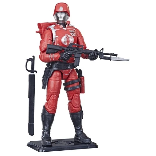 GI JOE CLASSIFIED RETRO - CRIMSON GUARD - WALMART EXCLUSIVE LOOSE WITH FILE CARD