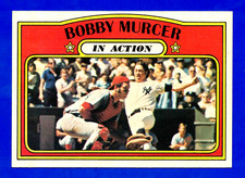1972 TOPPS #700 BOBBY MURCER NEW YORK YANKEES IN ACTION HIGH NUMBER -- NM MINT