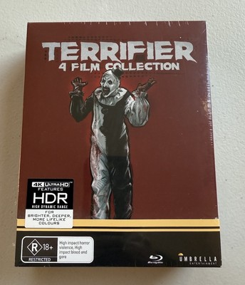 Terrifier 4-Film Collection (4K Ultra HD) Boxset Brand New Sealed Region ABC