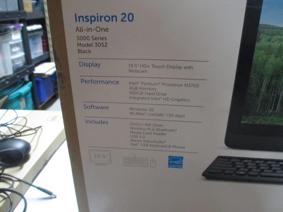 Dell Inspiron 20 AIO, Win 11 Home 500gig SSD 8gigDDR3 Touch Screen Used Lightyl! - Image 2 of 4