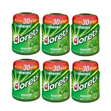 [FD] Mondelez Clorets Original Mint Bottle Xylitol Gum 6 Bottle 140g Sugar Free