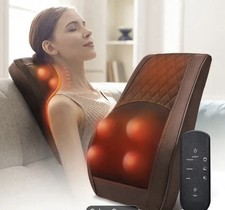 Masajeador de cuello con calor, almohada de masaje de amasamiento 3D NUEVO US