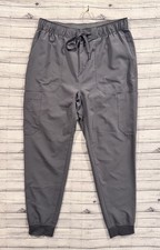 Carhartt Cargo Scrub Pant Mens Sz M Gray Drawstring Workwear Lab Jogger C56310
