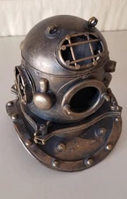 Deep Sea Diver Helmet Handmade Metal Small Replica Decorative. [F12 78]