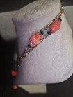 Vintage Art Deco Japanese Cherry Beaded Necklace, Estate — photo 5