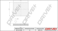Dr!Ve+ DP1110.12.0243 Filter, Innenraumluft FüR CitroËN,Fiat,Isuzu,Mitsubishi,Pe