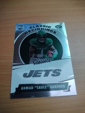 Ahmad Sauce Gardner 2022 Panini  Chrome Classic Beginnings RC Jets CB-24 B