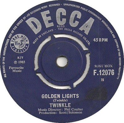 Twinkle - Golden Lights (7'', einzeln)