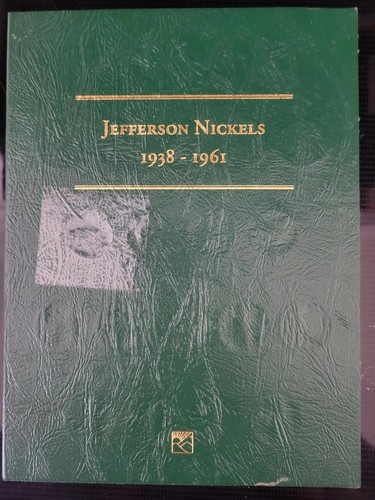 1938~1961 P, D & S JEFFERSON NICKEL SET IN LITTLETON FOLDER, COMPLETE