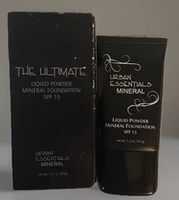 Urban Essentials FIJI Liquid Powder Mineral Foundation SPF 15 NIB Discontinued