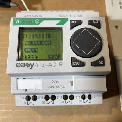 Moeller Easy 412-AC-R Programable Control Relay 8 In, 4 Out