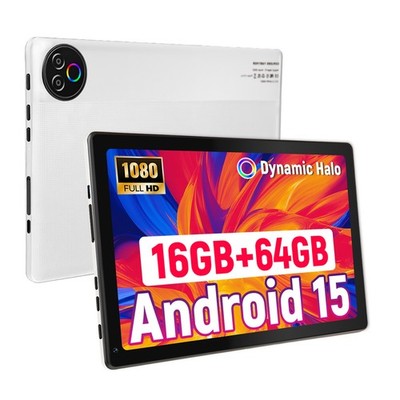 10.1 inch Android 14 Tablet 16+64GB Touchscreen Hexa-core Processor Wi-Fi IPS