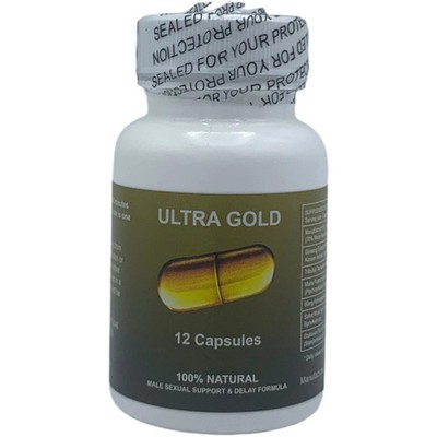 Ultra Gold Male Herbal Enhancement   12 Pills Performance Support