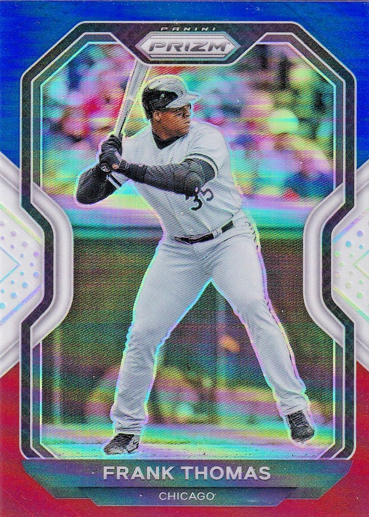 2021 Panini Prizm - Frank Thomas #13 Red White & Blue Prizm