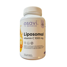 Liposomal Vitamin C 1000mg Osavi Liposovit-C 60 Vegan Capsules High Absorption