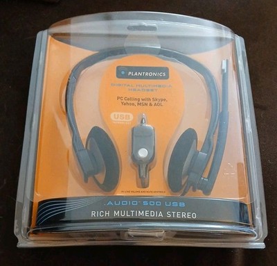 Plantronics Audio 500 USB Digital Multimedia Headset 71917-13