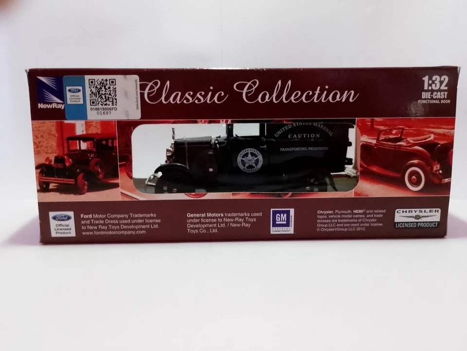 New Ray US Marshall's Van 1/32 Die Cast - Immagine 3 di 3