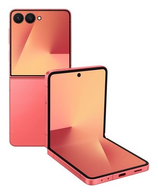Samsung Galaxy Z Flip7 F766 256GB Coralred Dual-SIM Faltbare Android Smartphone 