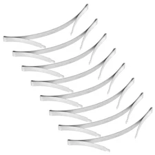 8 Pcs Rail Limiter Door Replacement Part Bottom Positioner for Sliding Doors