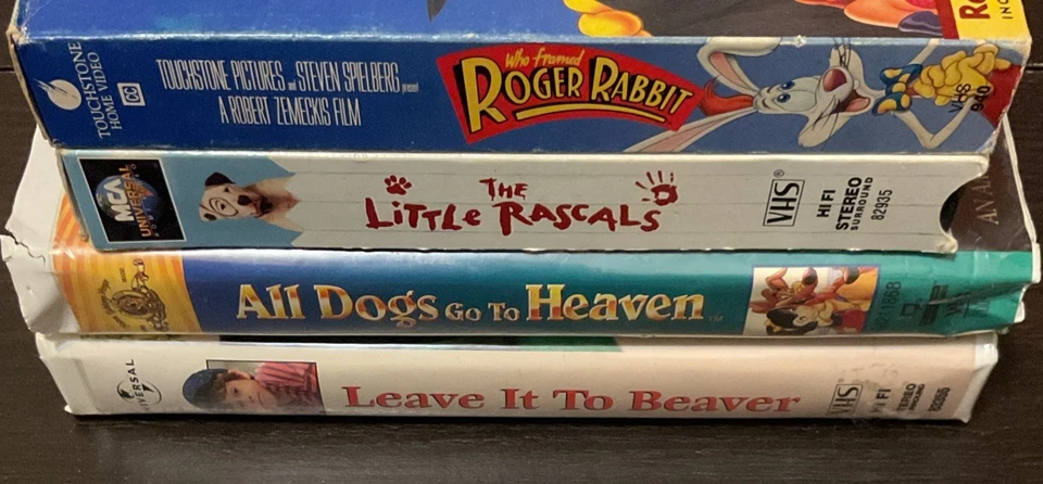 90’s Kids & Family Movies VHS Lot of 4: Who Framed Roger Rabbit, Little Rascals, - Image 3 of 4