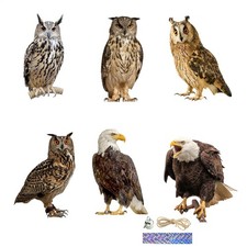 Bird Repel Scarecrow Decoy Owl Bell Garden Decor Repeller Bird Scarecrow Outdoor