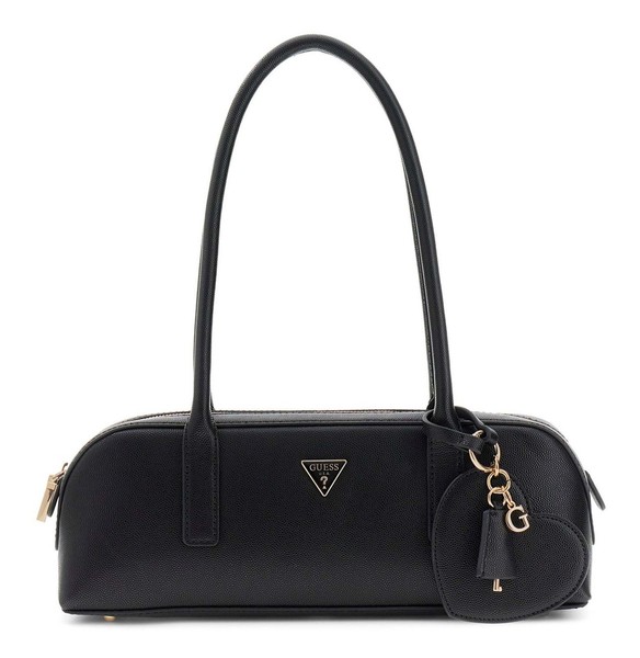 Guess Isobel Small Shoulder Satchel Schultertasche Tasche Black Schwarz Neu-image