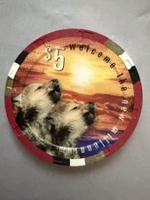 Mohegan Sun - $5 Casino Chip - “Welcome The New Millennium” Uncasville, CT