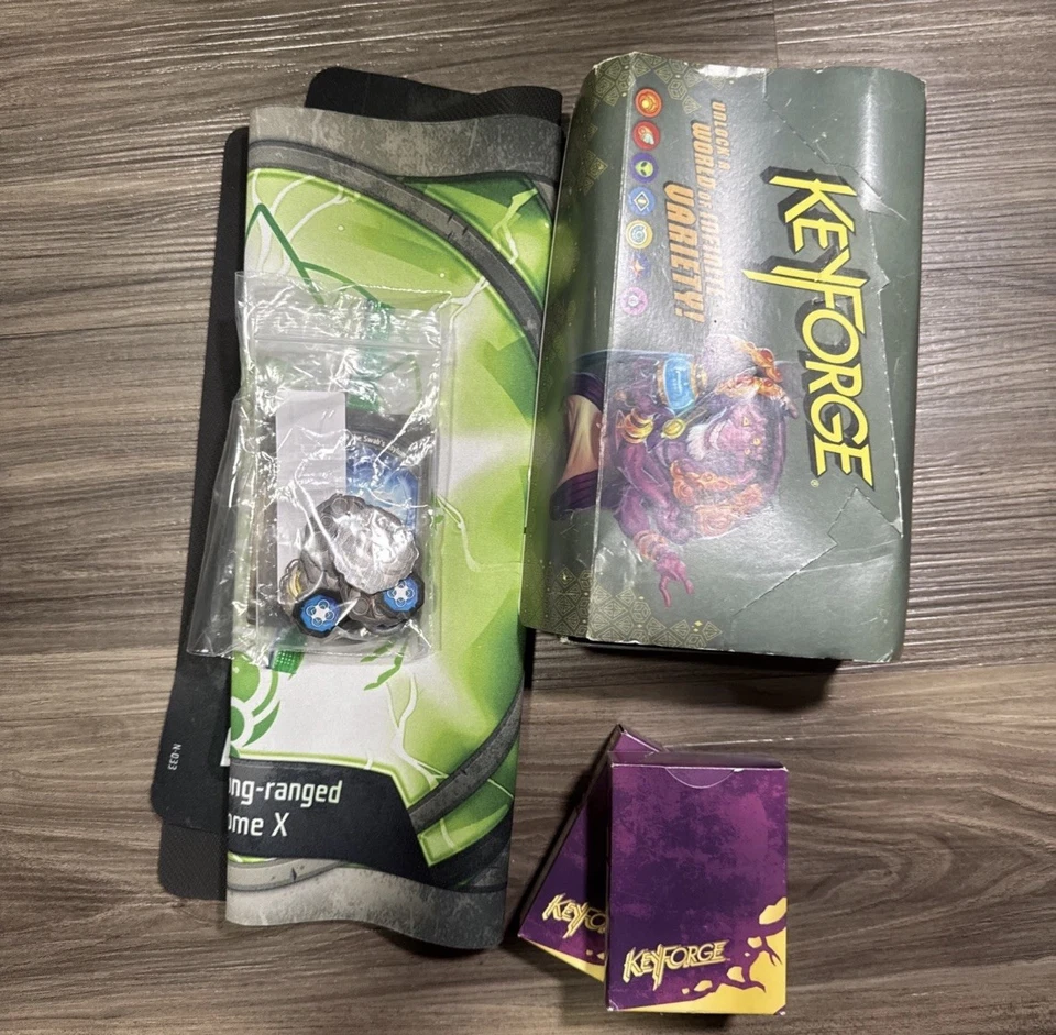 KeyForge: Winds of Exchange Display (18 Decks) + more cards, mat and more - Image 4 of 4
