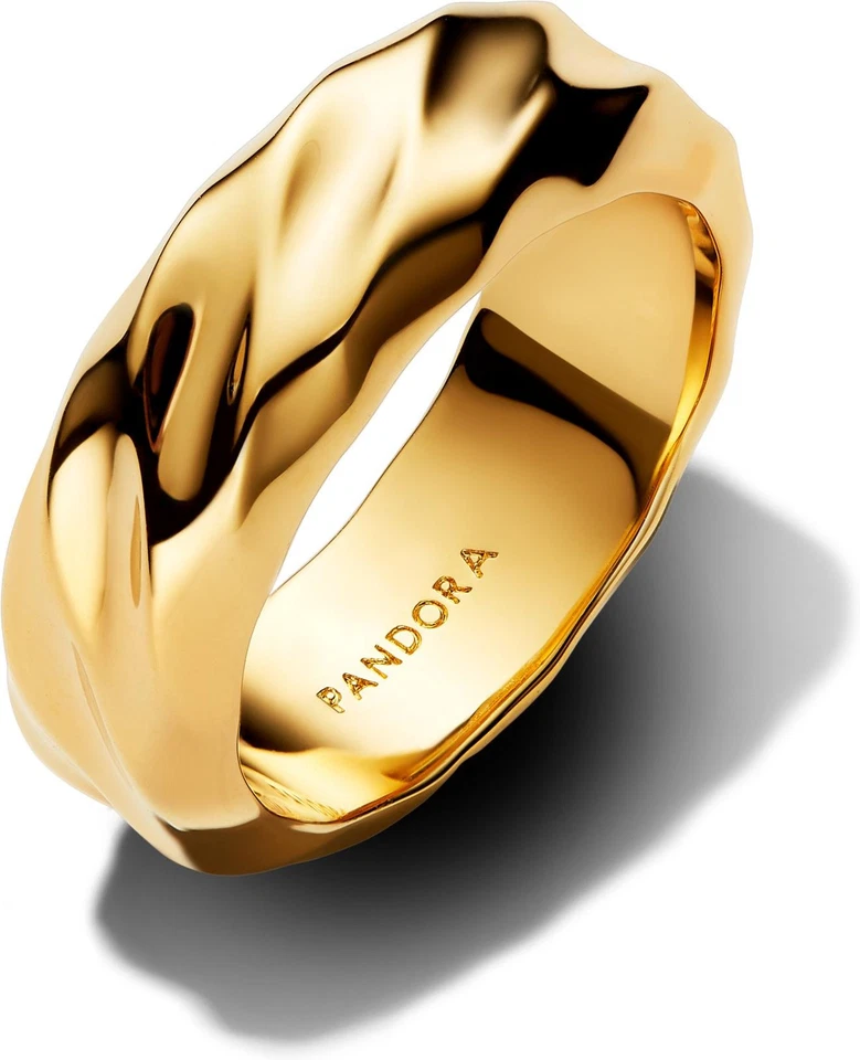Pandora Gewellter Breiter Band-Ring 163886C00 Damenring - Bild 2 von 2