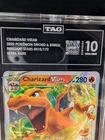 Charizard VSTAR Ultra Rare Holo SWSH09: Brilliant Stars 018/172 TAG 10 NOT PSA