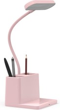 AXX Cute Desk Lamp, Pink Table Light for Kids, Women, Teen Girls, Small,