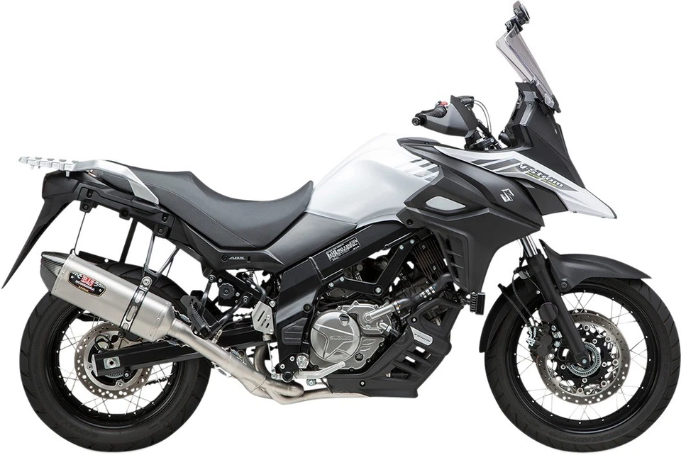 Punta de escape R-77 3/4 antideslizante SS/carbono para 17-18 Suzuki VStrom 650 11621C0520 Foto 2 de 3