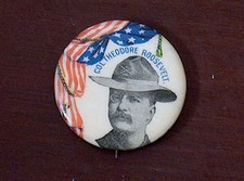campaign pin pinback button political badge election LOCAL ADVERTISING