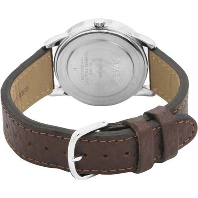Montre Timex Homme TW2V28100 - Cadran Blanc Facile à Lire - Indiglo - 40mm - Étanche 50m