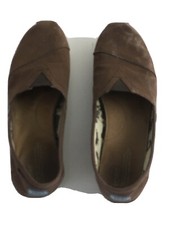 TOMS Classics Shoes Chocolate Canvas Mens 11 Unisex Brown Flats Lightweight 11M