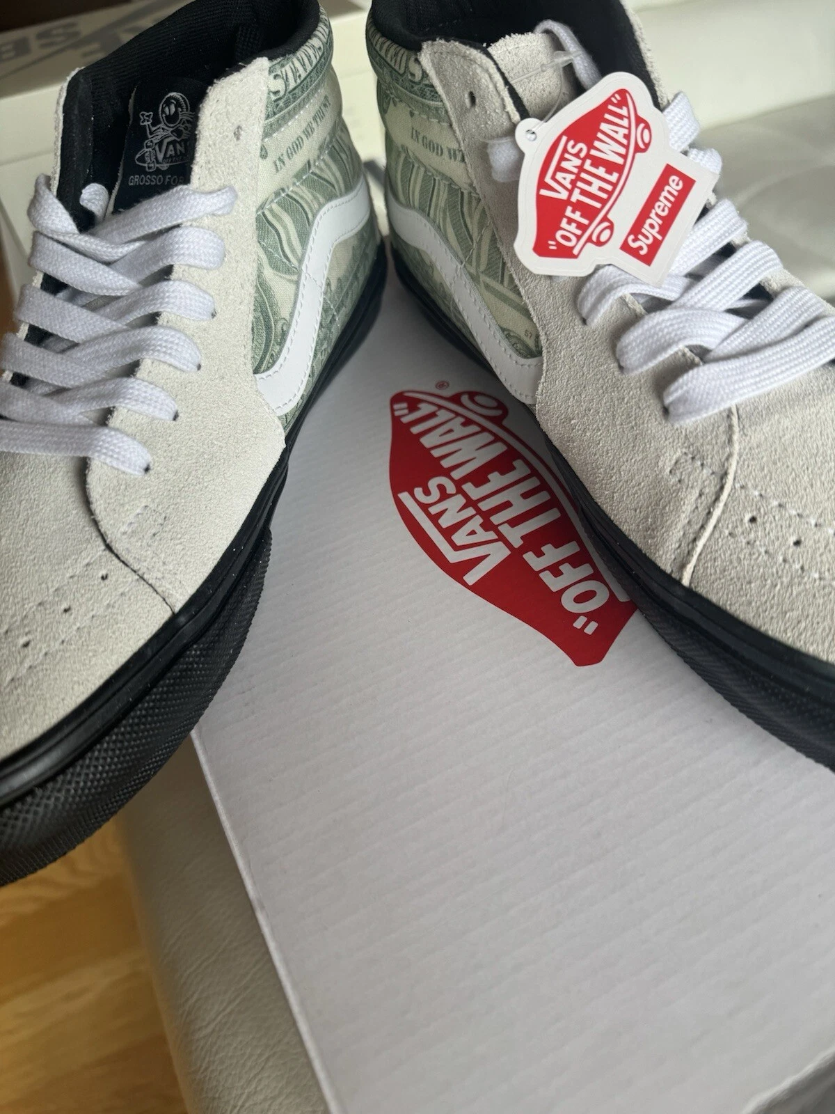 Billet moyen dollar VANS Supreme Skate Grosso   Taille 9,5