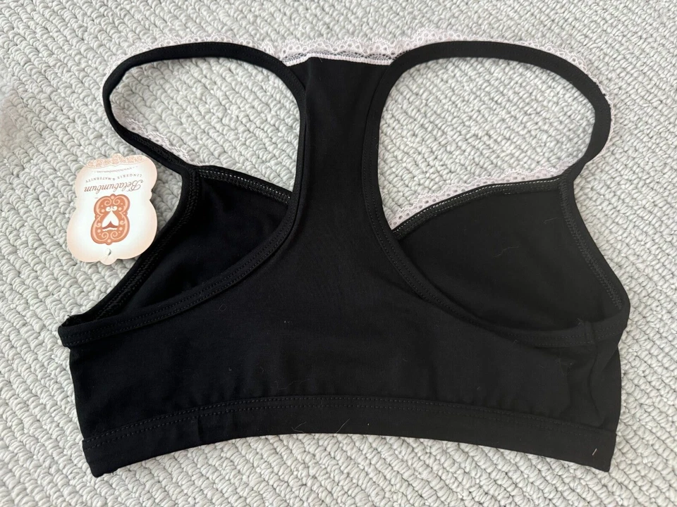 Nuevo sujetador para dormir negro de maternidad BelaBumBum Ariel $62, pequeño Foto 4 de 4