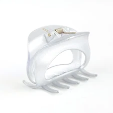 12 Pieces Silver Color Hair Claw Clip: the Ultimate in Hair Styling!