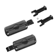 Passenger footpegs + support for Harley Davidon Softail 18-23 SF6 black